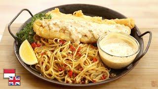 Resep FISH & PASTA PLATTER Kualitas Resto: Bikin Nagih!