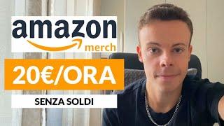 Come Guadagnare con Amazon Merch on Demand Print on Demand by Amazon Ita Italia