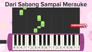 Dari Sabang Sampai Merauke Not Pianika