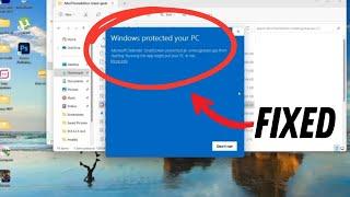 Microsoft defender smartscreen prevented an unrecognised app from starting #tutorial #pc