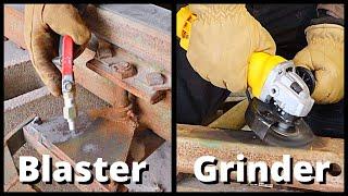 Harbor Freight Sand Blaster Vs Angle Grinder for Rust Removal