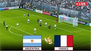 LIVE : ARGENTINA vs FRANCE I TODAY LIVE FOOTBALL MATCH STREAMING  I eFOOTBALL PES 21 GAME