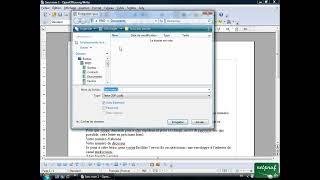 Open office ou Libre office - Texte 02 - Enregistrer
