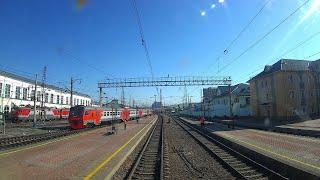 Cab View Train Russia: "Krasnoyarsk - Mariinsk"