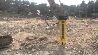 BA Equipment Group, New Atlas Copco MB1700 Hydraulic Breaker start up