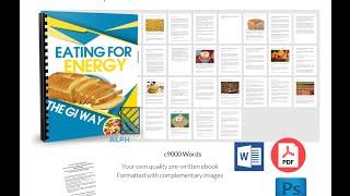 Eating For Energy Massive Quality Complete PLR Reviews and Bonus by Alph Media