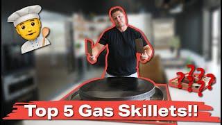 Top 5 Gas Griddles   (Cooking Wagyu Steak on the #1 Skillet!!)