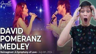 David Pomeranz Medley - JM Dela Cerna & Marielle Montellano (Reimagined: A Symphony of Love) | React