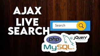Make Ajax Live Data Search with jQuery PHP & MySQL