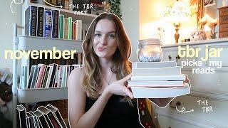 tbr prompt jar picks my november reads 🫙