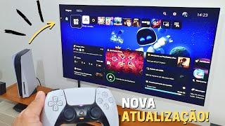 COMO MUDAR TEMAS E USAR WIDGETS NO PS5 | NOVA ATUALIZAÇÃO PLAYSTATION 5