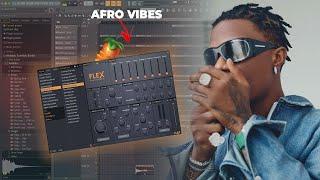 How To Make Afro Beats With Stock Plugins (Wizkid, Oxlade, Rema) | Fl Studio Beginner Tutorial