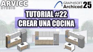 TUTORIAL #22 - CREAR UNA COCINA #archicad25 #bim #graphisoft