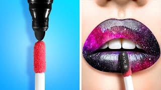 GENIALE BEAUTY- UND MAKE-UP-HACKS || vom Nerd zum Liebling! Pink World Challenge auf 123 GO! GOLD