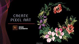 Create Pixel Art | Adobe Illustrator tutorial