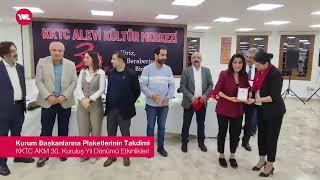 Alevi Kurum Başkanlarına Plaket Takdimi - KKTC AKM 30. Yıl Etkinlikleri