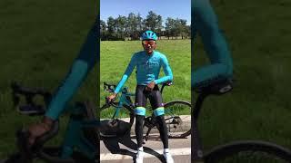 Saludo Hernando Bohorquez ASTANA a Bike Passion Training Center