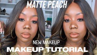 Matte Peach Soft Glam | New Makeup | Allurebyash