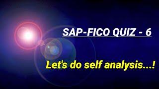 SAPFICO PRACTICE TEST|QUIZ-6|SAPFICO QUESTION ANSWER|SAPFICO TRAINING|SAP FICO| SAPFICO TUTORIAL|SAP