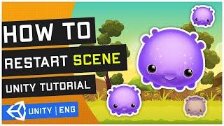 How To Make Unity Restart Scene Button Function Unity3D