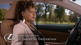 Lexus Scout GPS Link Search for Destinations