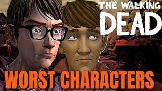 Top 5 WORST CHARACTERS: The Walking Dead: All Seasons (Telltale)