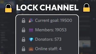 How To Lock A Channel on Discord 