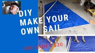 DIY Make your own sprit sail for under $30