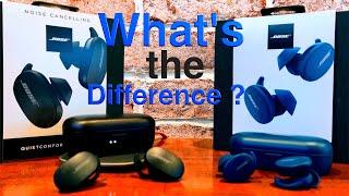 Bose QuietComfort EarBuds VS Bose Sport EarBuds "What's the Difference ???"