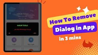 Easy Way to Remove Dialog Box from Modded Apps | Step-by-Step Guide