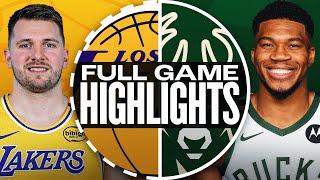 LAKERS at BUCKS | FULL GAME HIGHLIGHTS | March 13, 2025