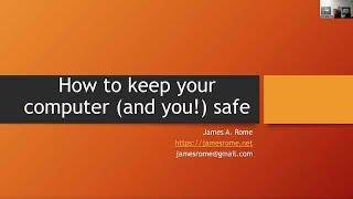 How To Keep Your Computer (and You) Safe