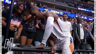 Chris Paul Jumps into the Stands to Celebrate With His Mom after Series Win | 2021 NBA Playoffs