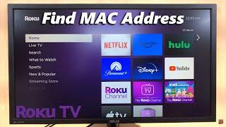 How To Find Roku TV MAC Address