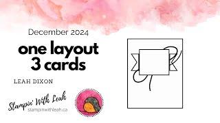 December 2024 - 1 Layout 3 Cards