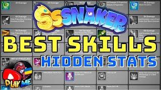 Best Skill in SSSnaker, Skills Hidden Stats | Skills Tier List