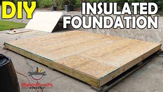 How to Build an Insulated Shed Floor 10x12 Workshop