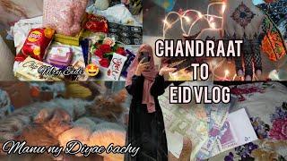 Chand Raat to Eid Vlog| Manu ny Diyae babies| My Eid Look