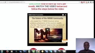 MMM global zimbabwe facebook marketing by Kudaonline