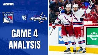 How Sweep It Is! Rangers Defeat Caps In First Round Of Stanley Cup Playoffs | New York Rangers
