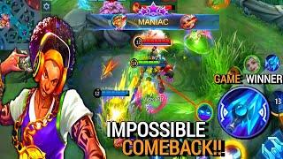 IMPOSSIBLE COMEBACK WINTER TRUNCHEON  | BRUNO BEST BUILD 2021 - MASTER BODAK MLBB