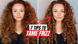 HOW TO TAME FRIZZY CURLY HAIR: 7 types of frizz & how to fix them