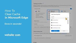 How To Clear Cache in Microsoft Edge