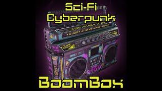 Sci-Fi Cyberpunk BoomBox  3D Game Model - Preview