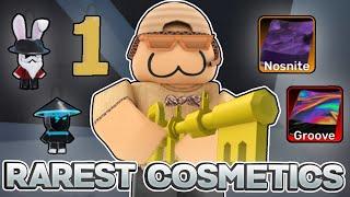 TOP 5 RAREST COSMETICS IN ROBLOX RIVALS!