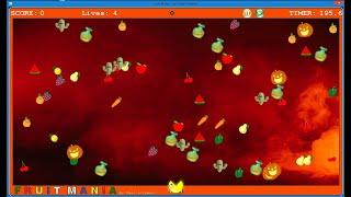 Fruit Mania Game (Created with C++ programming Language) @ Deakin University