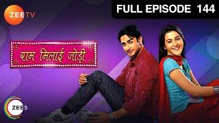 Ram Milaaye Jodi - Romantic Tv Serial - Full Epi - 144 - Kritika Desai,Sujay Reu,Sara Khan Zee TV