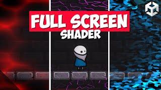 FULL SCREEN FX in Unity (and how to trigger with code) | Unity Tutorial