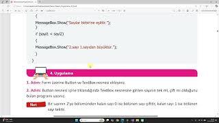 #24- C# form işlemi if örnekleri4, Uygulama4 , C# form ile if kullanımı