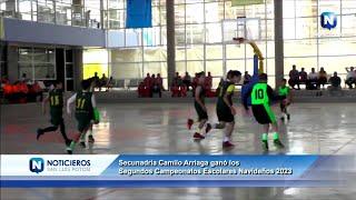 SECUNDARIA CAMILO ARRIAGA GANÓ SEGUNDOS CAMPEONATOS ESOLARES NAVIDEÑOS 2023